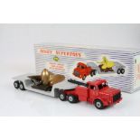 Boxed Dinky Supertoys 986 Mighty Antar Low Loader with Propeller in vg condition with minimal
