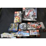 Seven boxed Lego to include Lego Technic 8700, 8620, 8843, 8272, 8294, 8282 and City 60181, plus