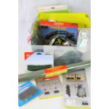 Quantity of boxed and bagged OO gauge model railway trackside scenery and accessories to include