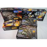 Star Wars - Two boxed Kenner Star Wars Revenge of the Sith Obi-Wan's Jedi Starfighter lus boxed