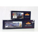 Two boxed Bachmann OO gauge Blue Ribband locomotives to include 32527 Class 55 Deltic 55 012