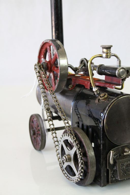 Early Bing Werk steam engine in vg condition with some play wear, good proportion of 7" in length - Image 14 of 14