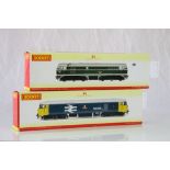 Two boxed Hornby OO gauge locomotives to include R2349 BR Co-Co Diesel Electric Class 50