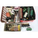 Quantity of model railway accessories to include 5 x locomotives (featuring metal kits), rolling