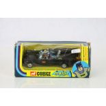 Boxed Corgi Batman Batmobile 267 with both figures, diecast excellent, gd box, 1976 version