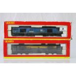 Two boxed Hornby OO gauge locomotives to include Tees Steel Express 60033 British Steel and