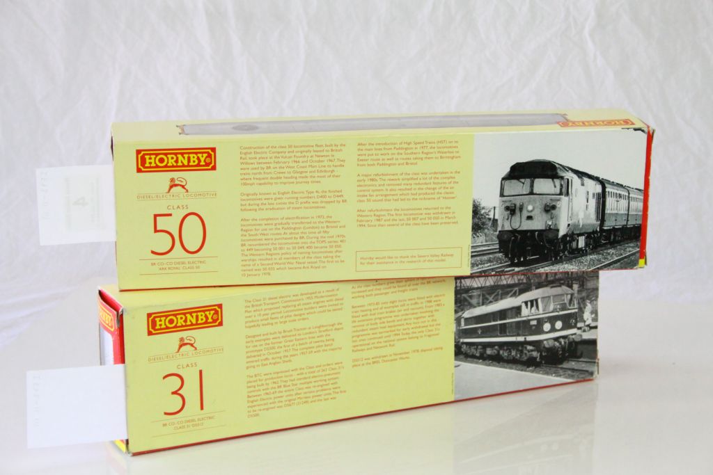 Two boxed Hornby OO gauge locomotives to include R2349 BR Co-Co Diesel Electric Class 50 - Image 3 of 3