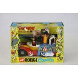 Boxed Corgi Comics 802 Popeye Paddle Wagon, diecast vg with minimal paint loss, box gd with 1.5"