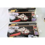 Two boxed Hornby 3DS Three Dimensional Space System Mission 1, damage to end of both boxes, both