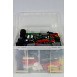 Lego - Approx 7kg Mixed vehicle parts to include Lots of Boat Hulls, Helicopter Runners, Large