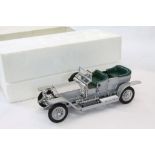 Boxed Franklin Mint 1:24 1907 Rolls Royce Silver Ghost, diecast vg