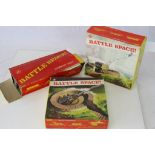 Three boxed Hornby OO gauge Battle Space items to include R670 Twin Ground To Air Missile Site, R671