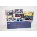 Nine boxed diecast models to include Corgi 37003 The Queen Mothers Century 1900-2000 coach and