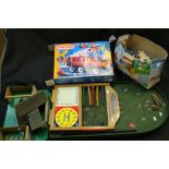 Collection of vintage toys to include Chad Valley Toddler Learn and Play board, Early Learning Track