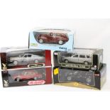Five boxed diecast models to include 2 x Yat Ming 1:18 Road Signature 1968 Shelby GT 500KR & 1965