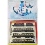 Boxed Hornby R2025 Great Western Express Passenger County of Somerset Train Pack, outer poor box