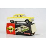 Boxed Triang Spot On Ford Zodiac Model 100/SL with head and rear lights in two tone yellow and