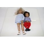Two Sasha dolls both in gd condition with original clothing and shoes