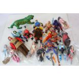 Collection of 18 1980's action figures to include He-Man (Spikor, Man -e Faces, Skeletor),