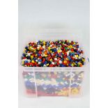 Lego - Approx 14kg 2 x 2 Bricks Part 3003 assorted colours and ages in overall very good condition