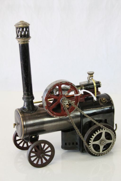 Early Bing Werk steam engine in vg condition with some play wear, good proportion of 7" in length