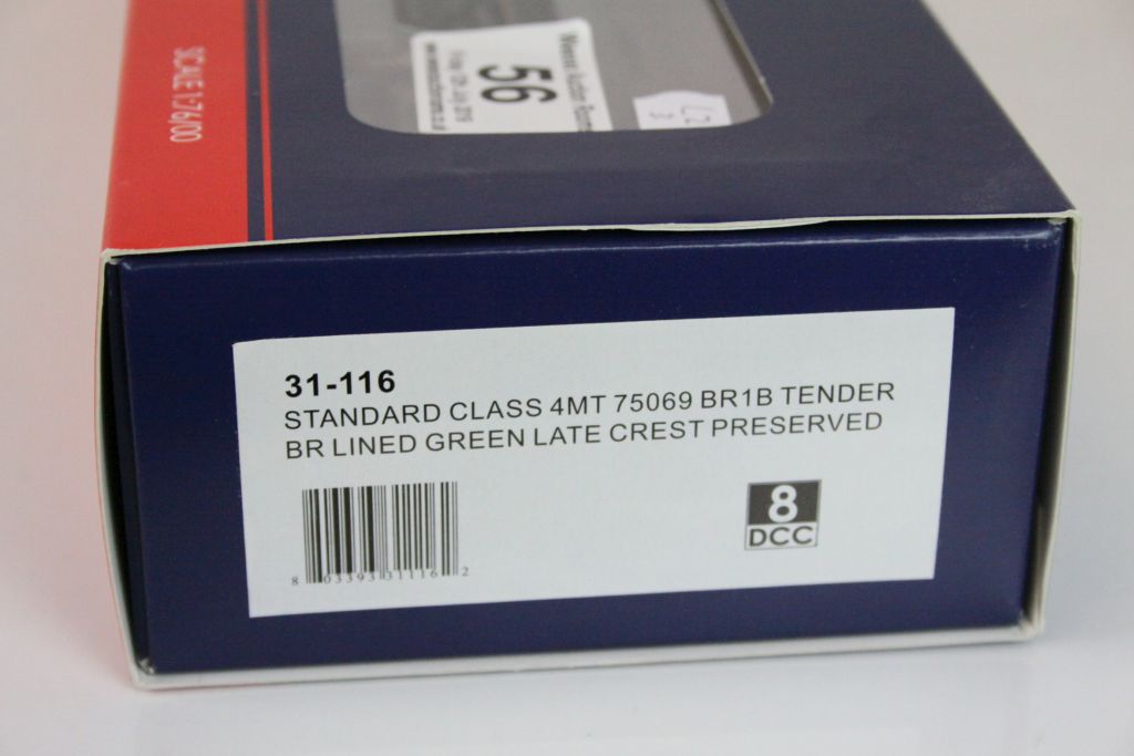 Boxed Bachmann OO gauge 31116 Standard Class 4MT 75069 BR1B Tender BR Lined Green Late Crest - Image 4 of 4