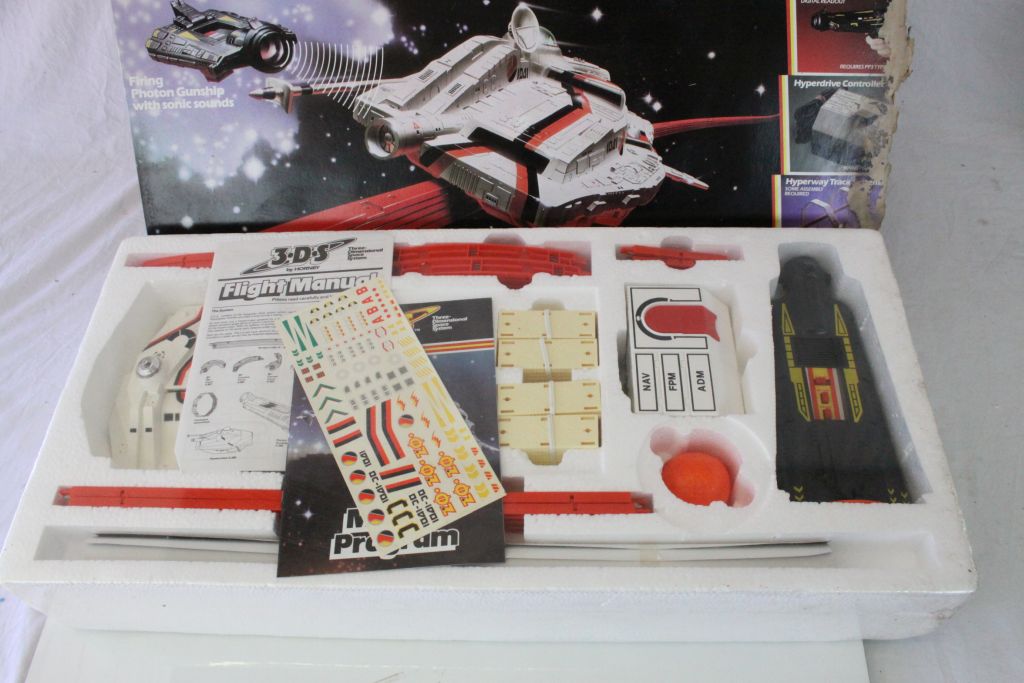 Two boxed Hornby 3DS Three Dimensional Space System Mission 1, damage to end of both boxes, both - Image 2 of 4