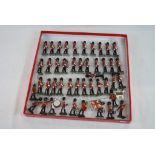 40 Britains metal toy soldiers to include Guards & Bands Men