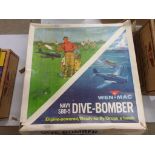 Boxed Wen Mac Navy SBD-5 Dive Bomber engine powered plane