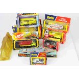 Eight boxed diecast models circa 1970s to include Corgi Super 2017 Scania Giant Tipper, 243 Volvo