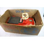 Boxed Sanyo Cadnica racer ride on car in red with original box