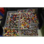 Lego - Quantity of Lego to include approx 1kg loose 1x2 Slopes Macaroni Corners assorted colours,