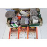 Quantity of OO gauge model railway accessories mainly carded or bagged to include Hornby figures,