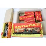 Seven boxed Hornby OO gauge Battle Space items to include R341K Anti Aircraft Searchlight Wagon,