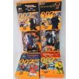 Six boxed Hasbro ltd edn 007 Action man figures to include AC081, AA298, Thunderball, AH069,