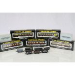 Five boxed Graham Farish N gauge items of rolling stock (374050B, 374841, 374175, 374826 & 374026)