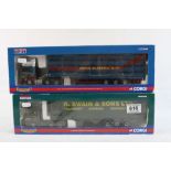 Two boxed 1:50 Corgi Hauliers of Renown ltd edn diecast models to include CC13601 R.Swan & Sons