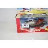 Boxed Corgi Chitty Chitty Bang Bang diecast model complete with figure in vg condition, box gd