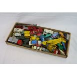 Quantity of vintage play worn diecast models to include Dinky, Matchbox, Lone Star etc, Dinky
