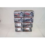 Eight boxed Corgi 1:43 Colin Mcrae Motorsports Special Edition The Tribute Collection to include
