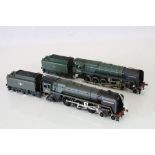 Two Hornby OO gauge locomotives to include William Shakespear 70004 4-6-2 and Evening Star 2-10-0