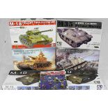 Six 1:35 Scale model kits to include a Jagdpanther (Sd.Kfz.173) Command Version, Panzerkampfwagen IV