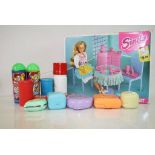 Boxed Hasbro Sindy Kitchen Set plus 5 x original Bluebird Polly Pocket sets, POGs and Chuppa Chub