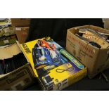 Quantity of Scalextric to include boxed Rally Sport with 2 x slot cars, 2 x controllers, track and