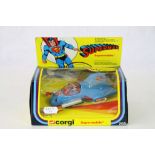 Boxed Corgi Superman 265 Supermobile in excellent condition, box gd with small split to squashed box