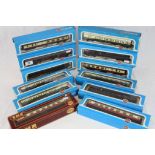 12 Boxed Airfix rolling stock, all coaches, to include 542500 x 5, 542050 x 2, 542568, 542513 x 2,