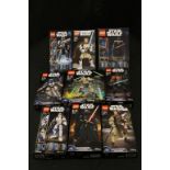 Lego - Collection of 9 boxed Star Wars Lego to include 75108, 75113, 75107, 75107, 75116, 75118,