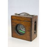 Vintage Oak cased pigeon clock