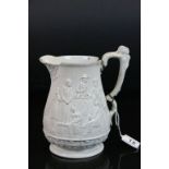 1853 "Uncle Tom's Cabin" Ridgeway Jug with Anti Slavery images and standing approx 19cm at the