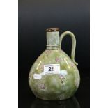 Royal Doulton glazed pottery Flask with Tulip decoration, numbered 21280 to base and standing approx